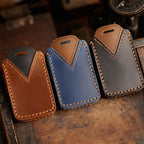 Jeep Leder-Autoschlüsselhülle mit 5 oder 6 Tasten