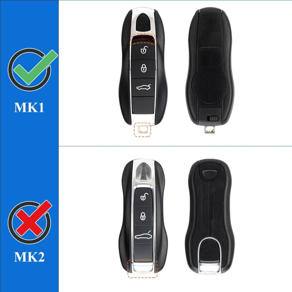 Porsche Schlüsselgehäuse-Ersatz, 3-teilig, lackierte Schlüsselabdeckung 