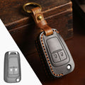 Carsine Buick Chevrolet Leather Car Key Cover 2,3,4,5 Button Black / 2 Button