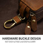 Universal Leather Double Layer Car Key Bag Suitable for All Models