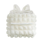 Carsine Puff Car Tissue Box white bow