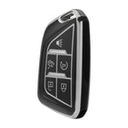 Carsine Cadillac Car Key Cover Silver Edge