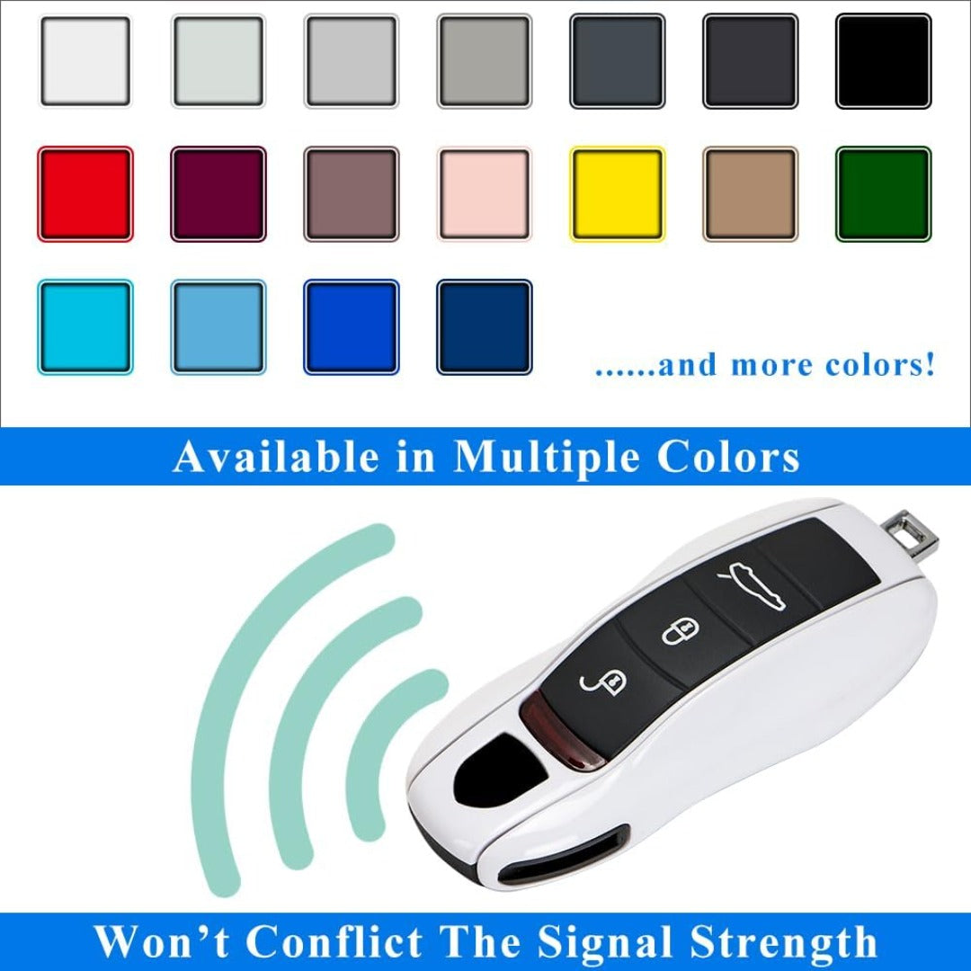 Porsche Schlüsselgehäuse-Ersatz, 3-teilig, lackierte Schlüsselabdeckung 