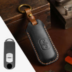 Étui de clé de voiture en cuir Mazda Angkesaila CX4 CX5 CX8 CX9 CX30 Atez 2,3 boutons