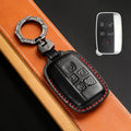 Carsine Land Rover/Jaguar Leather Key Cover | Handmade Full-Grain | Precision Fit 2010-2025 Models Black / A