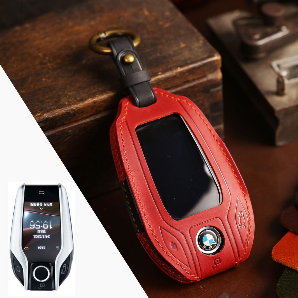 BMW X7 325LI 525 X3 Leder-Autoschlüsselhülle