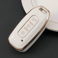 Carsine Ford Car Key Case Golden Edge White / Key case